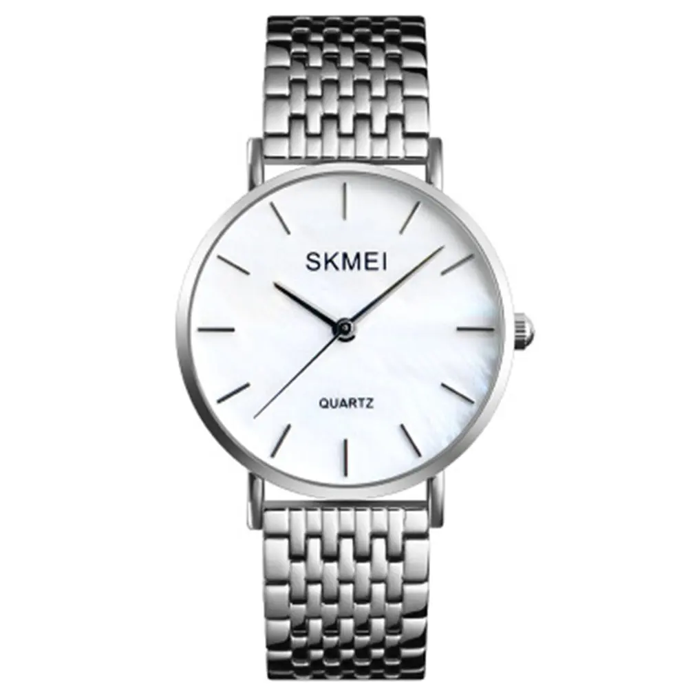 

SKMEI 1365 Women Watch Stainless Steel Top Brand Luxury Casual Clock Quartz Watch Waterproof Ladies Wrist Watch