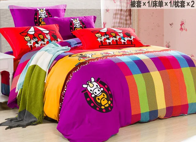 High Quality Quilt Cover Set Brushed Cotton King Queen Size Bed High Quality Quilt Cover Set Brushed Cotton King Queen Size Bed Sheets Duvet Luxury Comforter Bedding Bedclothes