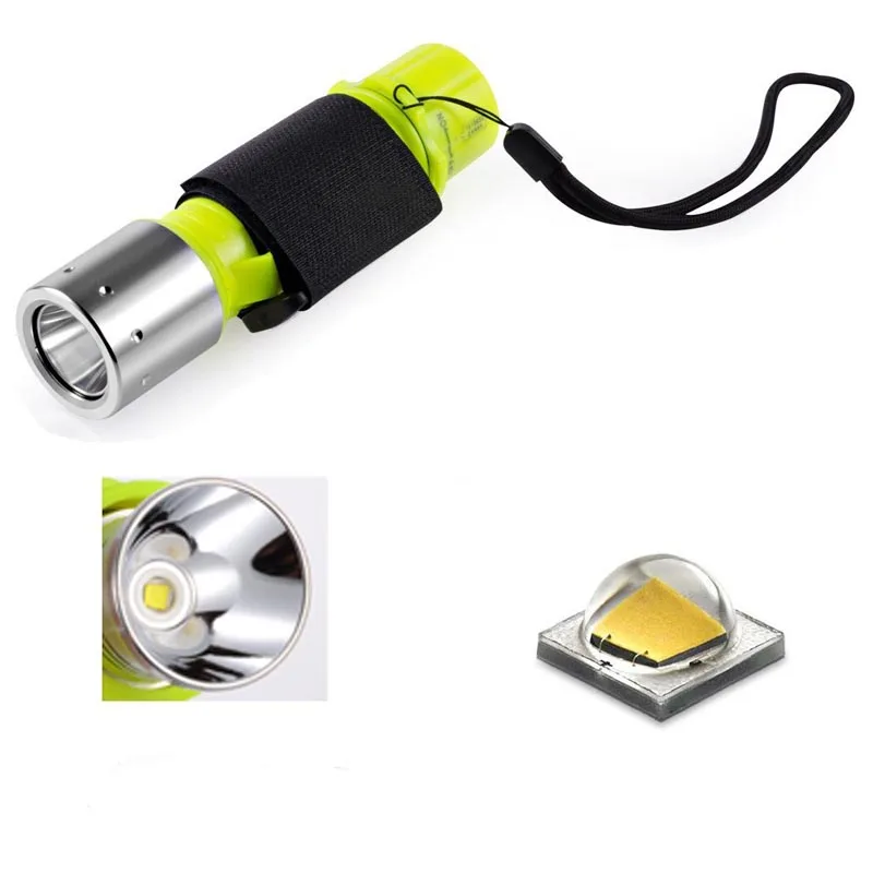 Profession Diving Light XML-T6 1200LM High Power Lanterna Waterproof Diving Flashlight for 18650 Rechargeable Battery Led Torch (6)