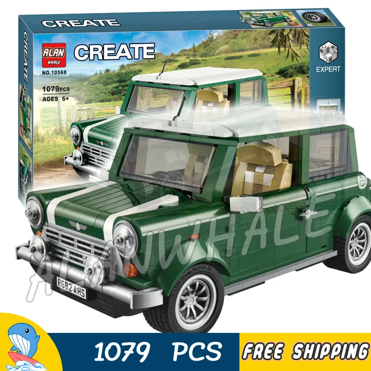 

1079pcs Creator Expert MINI Cooper Mk VII Mobile Cars 10568 3D Model Building Blocks Assemble Toys Bricks Compatible with Lego