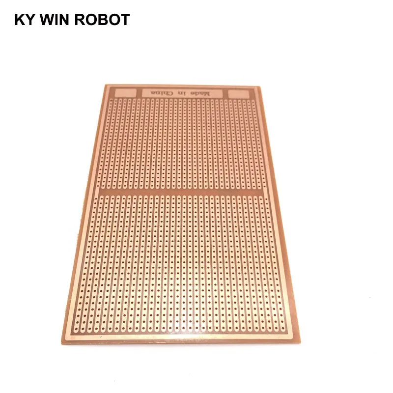 범용 실험 매트릭스 회로 기판, 원형 종이 PCB, DIY 반에서 반, 9x15cm, 1 개