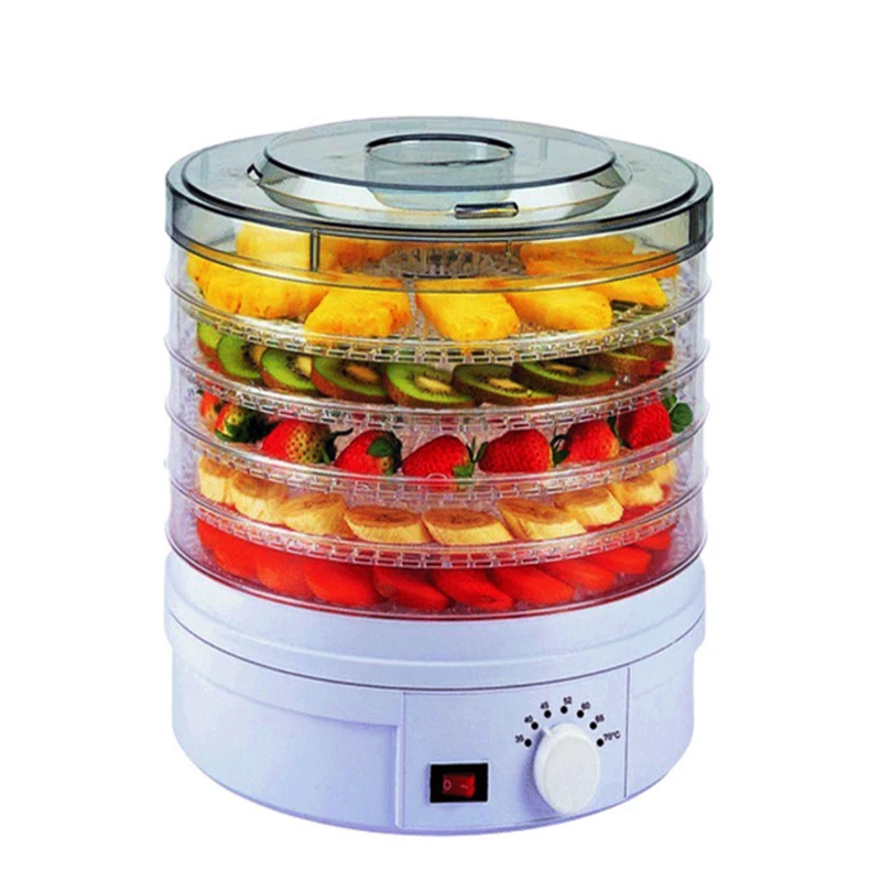 Electric Food Dehydrator Pro with 5 Drying Racks Digital Temperature