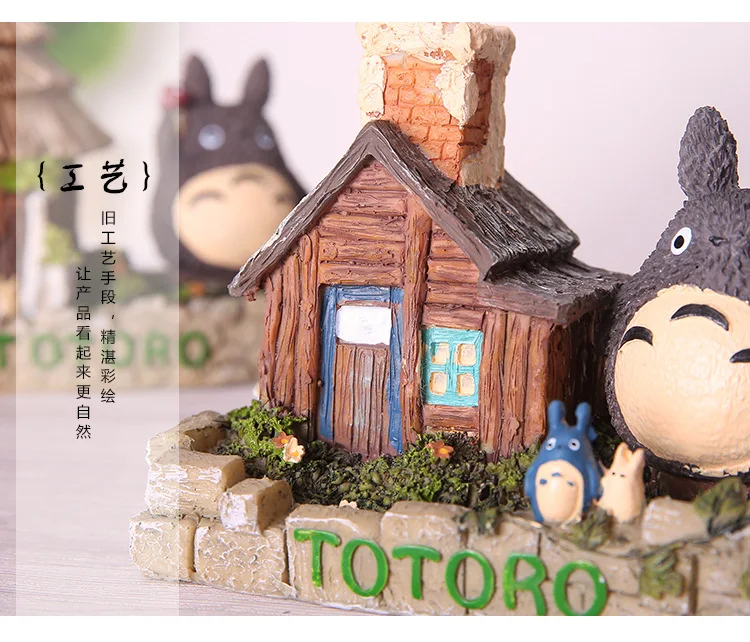 Светодиодный Светильник-ночник, кукла Мой сосед Тоторо, японское аниме, студия Ghibli, Хаяо Миядзаки, Унесенные призраками, фигурка из смолы, игрушка sty612