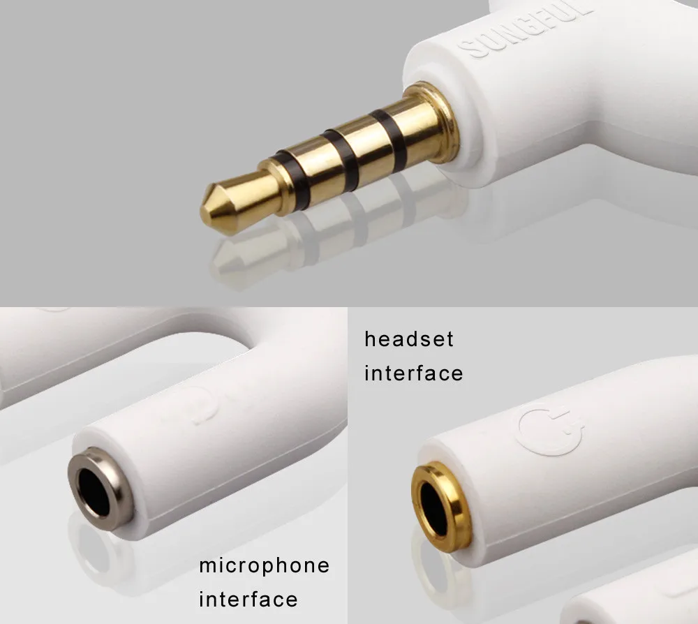 Новая гарнитура наушники адаптер Комплект U форма 3,5 мм Y сплиттер для аудио наушников и микрофон для xiaomi для samsung Note 8