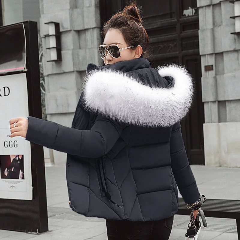 

new arrival 2019 winter jacket women with hood basic jacket parkas woman plus sizes xxxl down Cotton jacket winter female coat