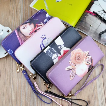 

2018 New Hot Wallet Female Wristlet Card & Id Holders Money Purse For Womens Wallets And Purses Drop Shipping