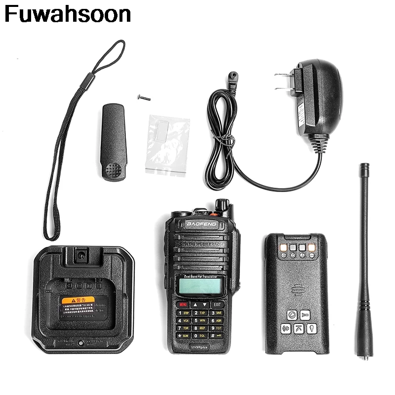 2019 новые Baofeng UV 9R Plus влагонепроницаемые Walkie Talkie 10 w для приемопередающей