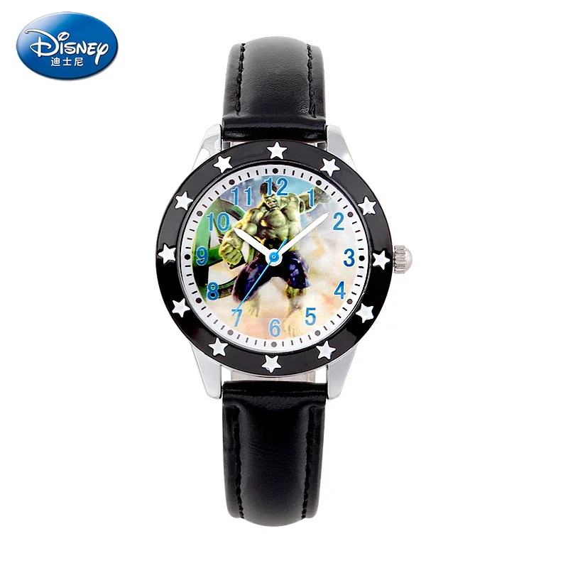 Disney brand children s wrist watch Boy girl The Avengers iron Man Captain America Hulk 30m