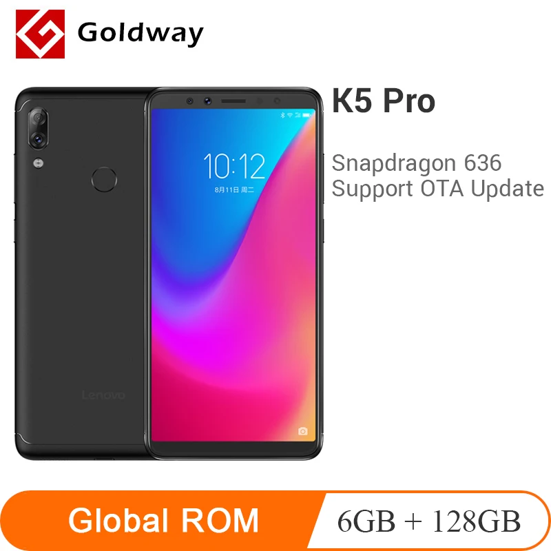 Мобильный телефон lenovo K5 Pro с глобальной прошивкой 6 ГБ 128 K5Pro Восьмиядерный