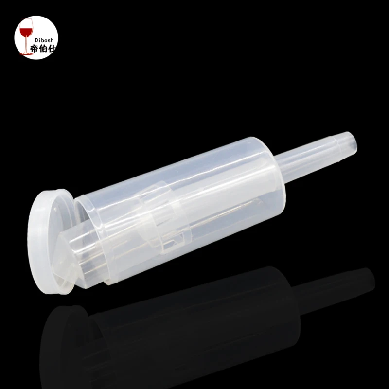 Air Lock Food Grade Twin Bubble Plastic Valve Home Brewing Wine Fermentation Check Valve Beer-Making Fermentation Valve