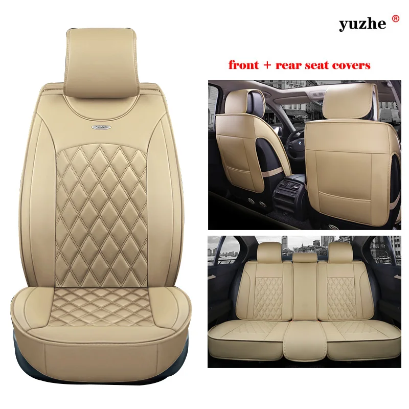 Yuzhe leather car seat cover For Toyota RAV4 PRADO Highlander COROLLA