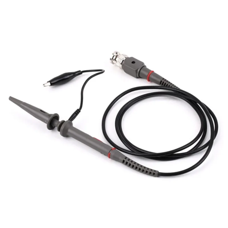 2pcs P6100 DC 100MHz Oscilloscope Tester Scope Clip Probe BNC Clips