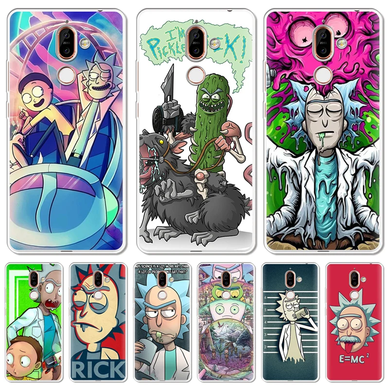 Модный чехол для телефона Rick And Morty Nokia 2 1 3 Plus 5 мягкий силиконовый из ТПУ etui comedy capa