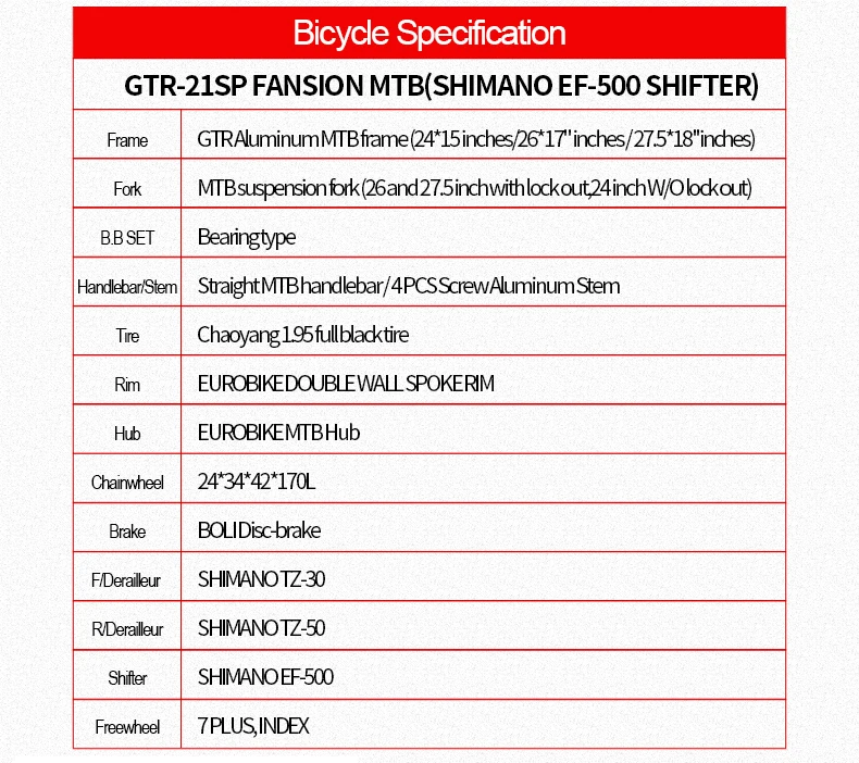 EUROBIKE GTR 21 скоростной алюминиевый горный велосипед двойной дисковый тормоз горный велосипед
