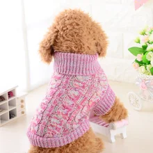 Free Size Winter Warm Dog Clothes Puppy Jacket Coat Soft Dog Solid Color Spring Puppy Sweater for Chihuahua Roupas Para Cachorro