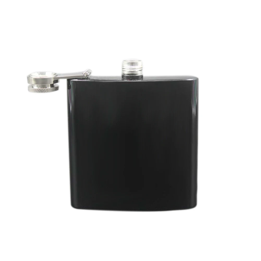 

6 oz Matte Stainless Steel Hip Flask Pocket Size for Storing Whiskey Alcohol Liquor GQ999