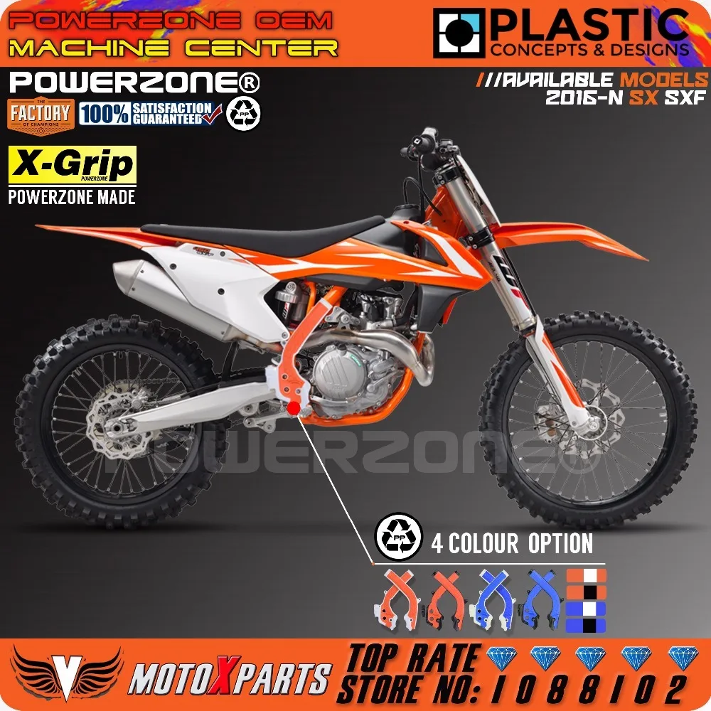 Защитный чехол Powerzone X Grip для KTM SX125 150 SXF250 350 450 HUSQVARNA TC125 FC FE 250 2016 17|for ktm|ktm covercover ktm |