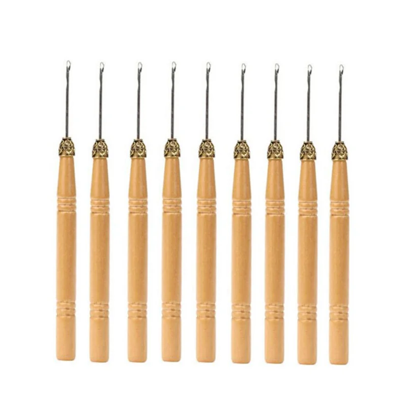 1pc/set Weaving Latch Hook Needle Dreadlock Crochet Sew Wig Hair Needle