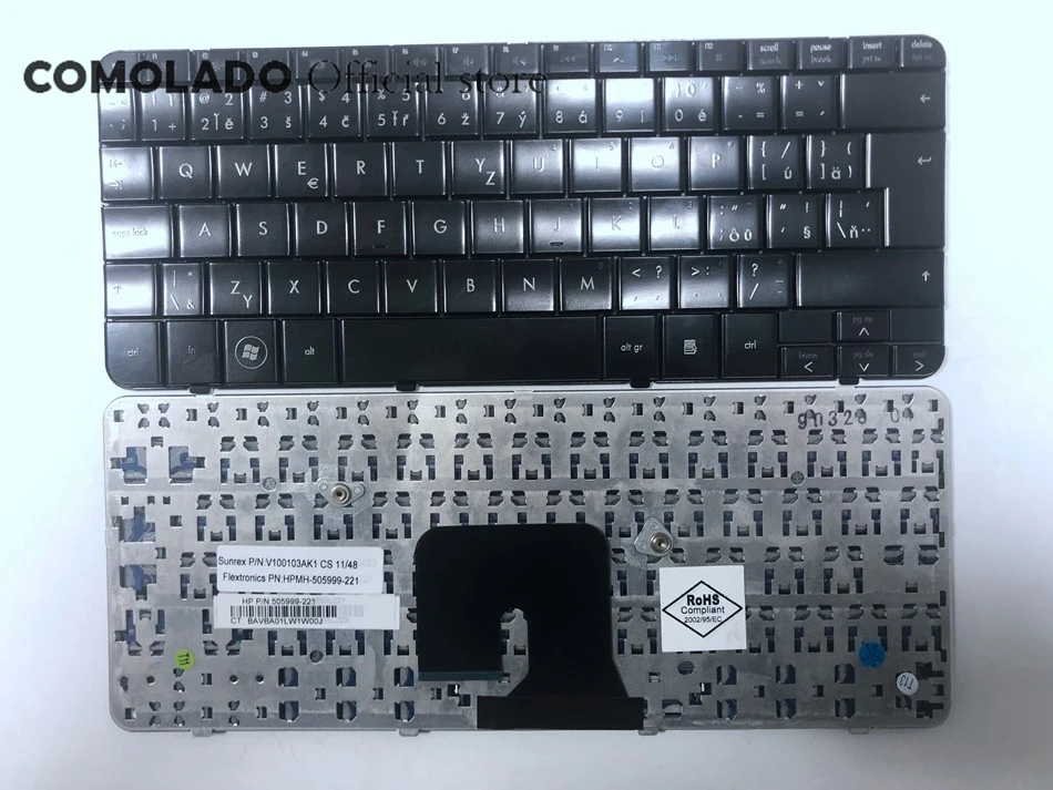 CZ SK Чешский Словацкий для HP Pavilion dv2 dv2-1005AX 1006AX 1124AX 1201AX 1125AX Замена клавиатуры