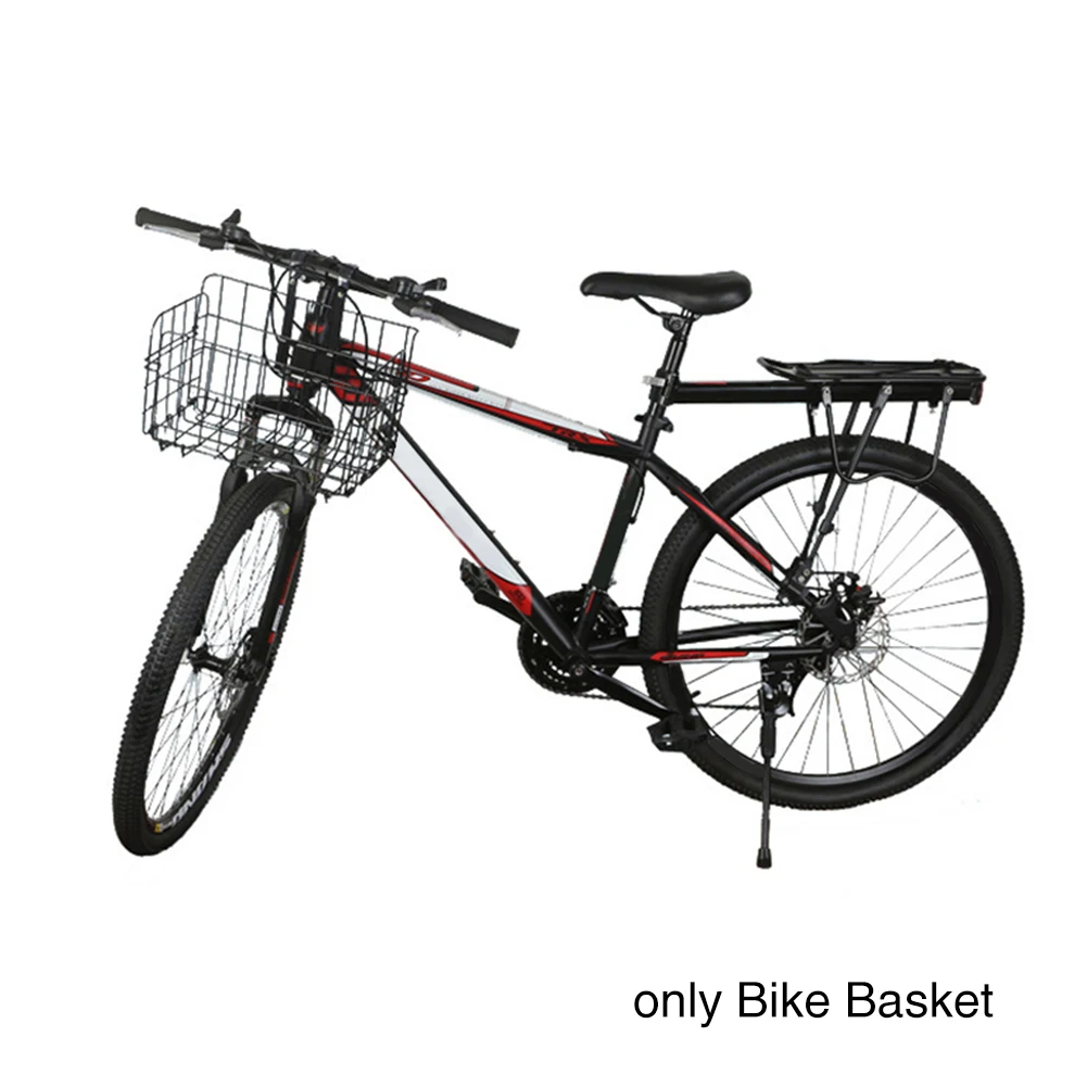 Plegable Cesta Delantera Para Bicicleta Apto Para La Mayoría De Bicicletas Plegables Y Bicicletas De Montaña Tamaño Desplegado 33 X 19 X 23 Cm N A Malla De Alambre Con Tornillos Bolsas