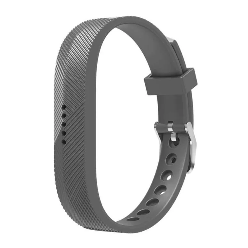 Силиконовый спортивный Браслет ремешок держатель запасной чехол с пряжкой из нержавеющей стали для fitbit flex 2 flex2 Smart watch band