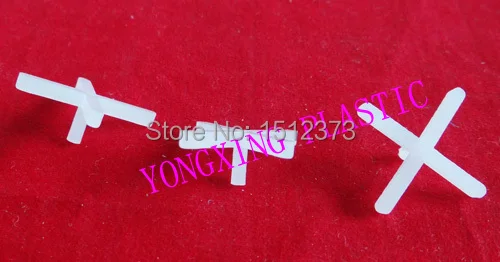 

100pcs/bag 4.0mm with handle plastic cross/ tice spacer/tracker/locating/ceramic cross white color locate the ceramic tile