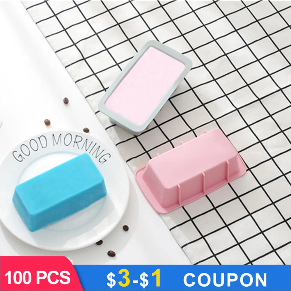 

Food Grade Silicone Cakes Mold Rectangular Small Toast Molds High Quailty Kitchen Accessories For Baking Eco-friendly Silicone
