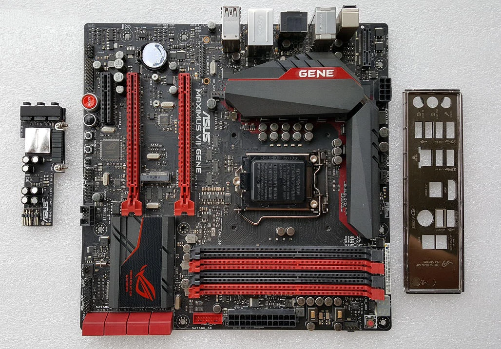 

ASUS MAXIMUS VII GENE M7G Player Country Z97 Main Board Sound Card used like new
