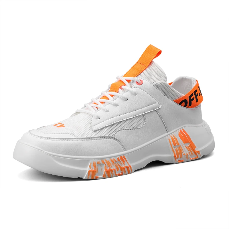 

New British Off White Breathable Sports Shoes Brand Sneakers Women and Mens Athletic Orange Sneakers High Quality Jogging Shoes