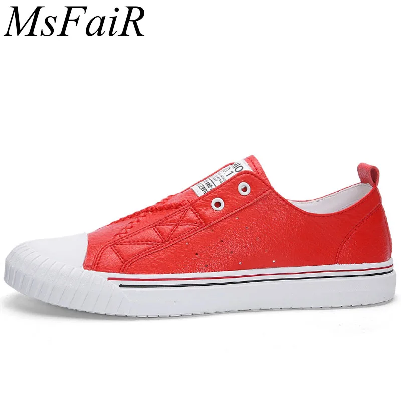 

MSFAIR On Sale 2019 White Men Skateboarding Shoes Casual Fashion Sport Shoes For Men Adults Men's Outdoor Sneakers Man Brand