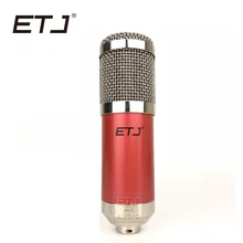 ETJ Marca Profissional Microfone Condensador Microfone de Karaokê Microfone do Estúdio de Gravação 800C Frete Grátis