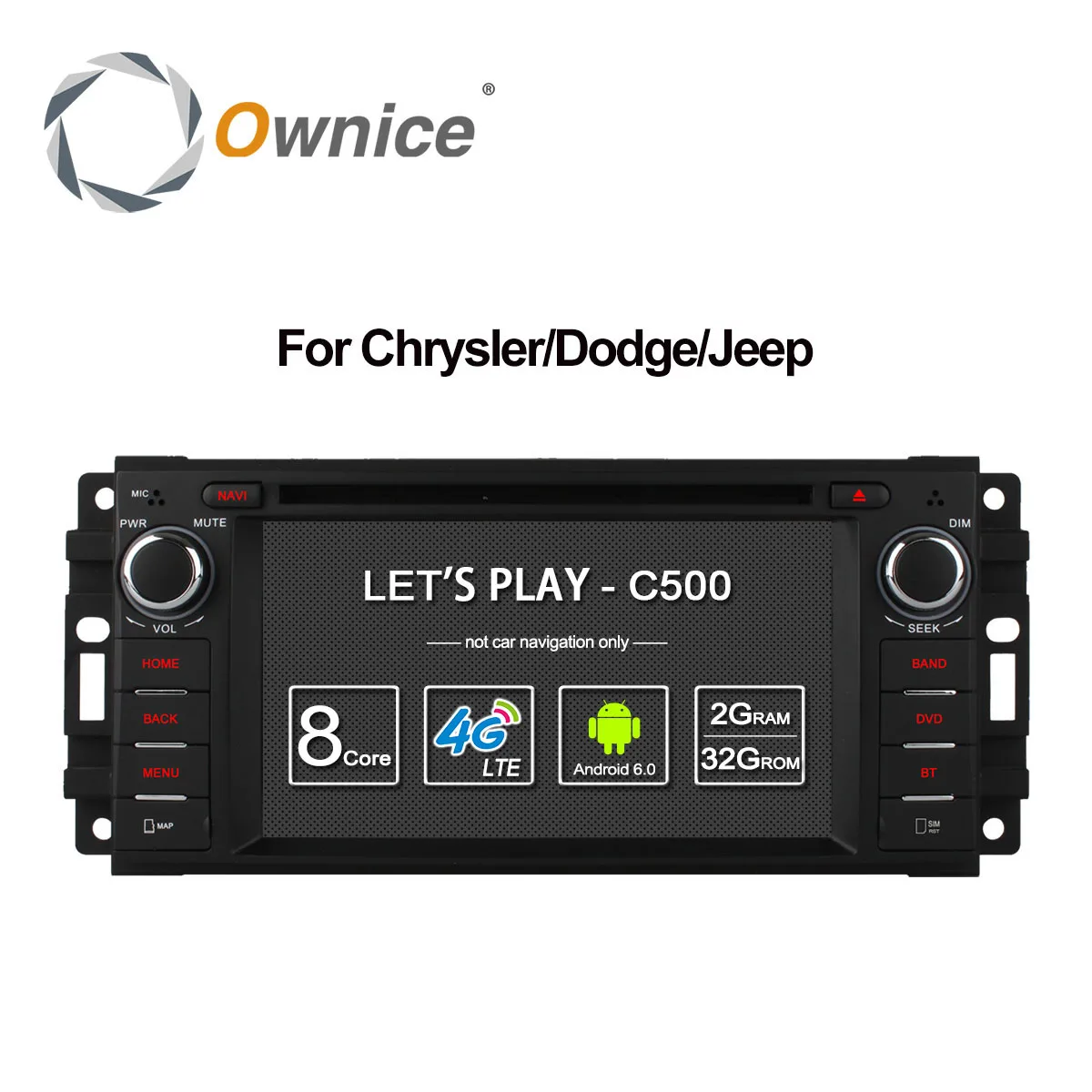 Ownice C500 Android 6 0 Octa Core font b car b font dvd player for Jeep
