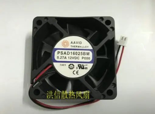 

AAVID THERMALLOY PSAD16025BM DC12V 0.27A S9 two-wire converter fan
