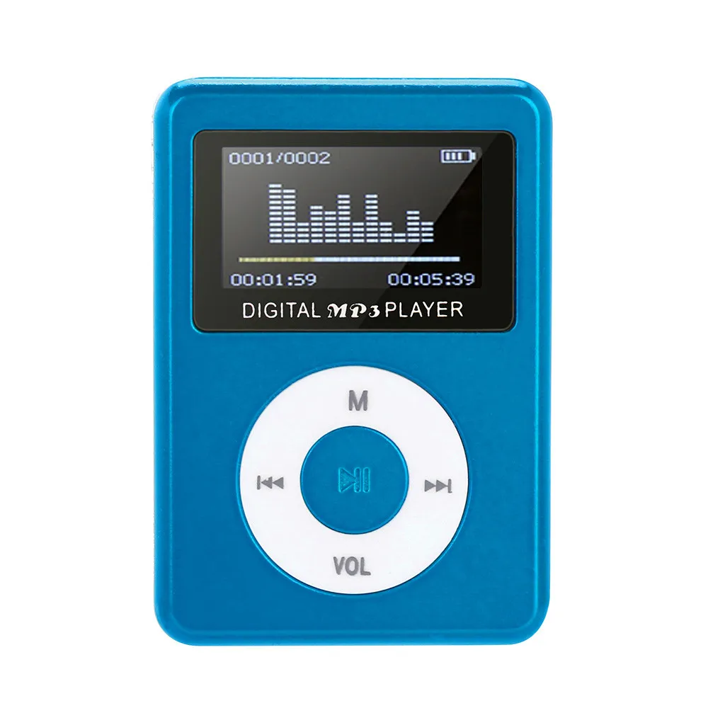 Новая мода 2018 USB мини mp3 плеер Поддержка ЖК экрана 32 ГБ Micro SD TF карта модный