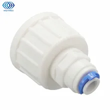 Бытовой фильтр для воды кран соединитель Адаптер Push Fit 3/4 дюймов BSP до 1/4 дюймов обратного осмоса RO белый полив фитинг трубы