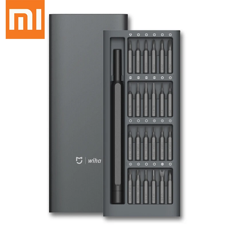 Original Xiaomi Screwdriver Set Mijia Wiha 24 Precision Magnetic Bits Xiaomi Mini Screwdriver Set Home Kit Repair Tools