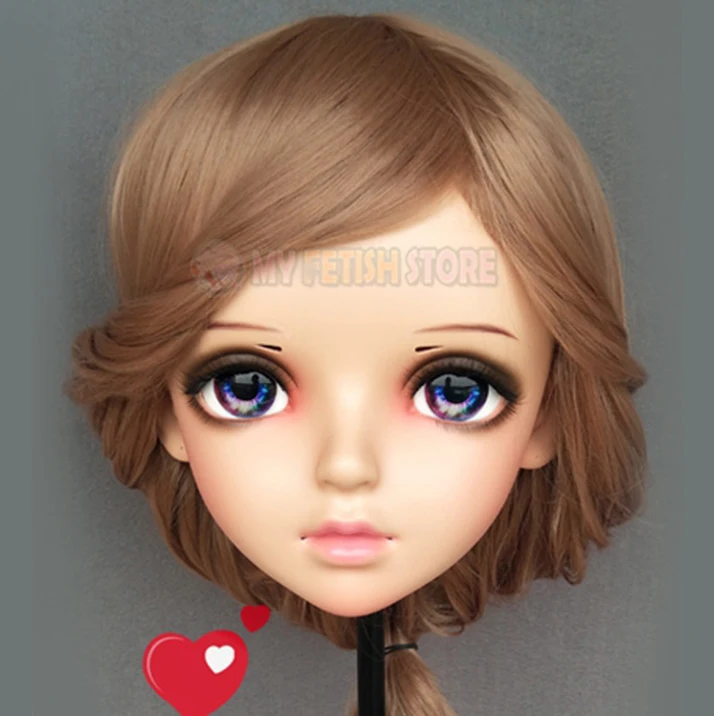 (Miao 5) женский сладкий девушка Смола половина головы кигуруми BJD глаза Crossdress