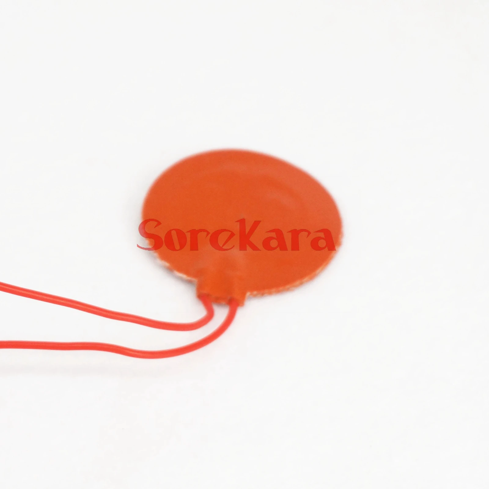12V DC 50mm diameter 5W Round Flexible Waterproof Silicon Heater Pad For Oil Tank