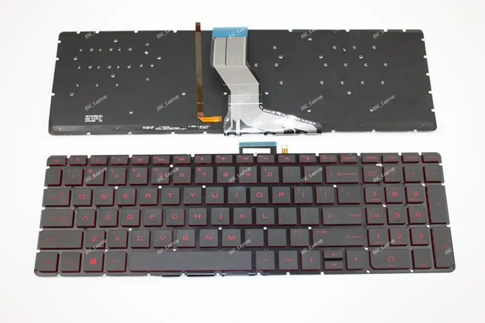 Teclado de repuesto para portátil HP Pavilion Star Wars 15-AN044NR 15-AB050NR 15-AN067NR 15-AN097NR 15-AB098NR 15-AN051DX US Layout con retroiluminación