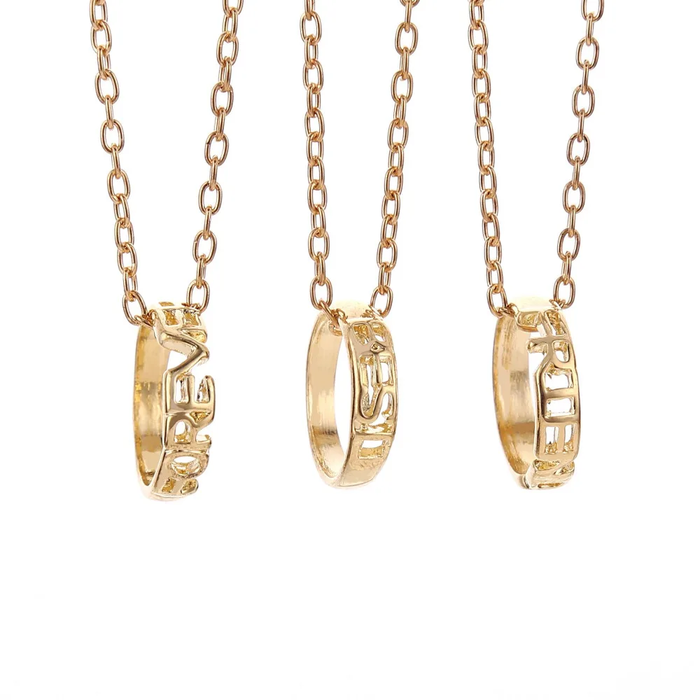 3 шт./комплект колье с подвеской Best Friends Forever|best friends forever necklace|friends necklacesbff necklace |