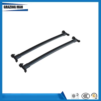 

car accessories aluminium alloy black color cross bar roof rack for conquerer 2007+