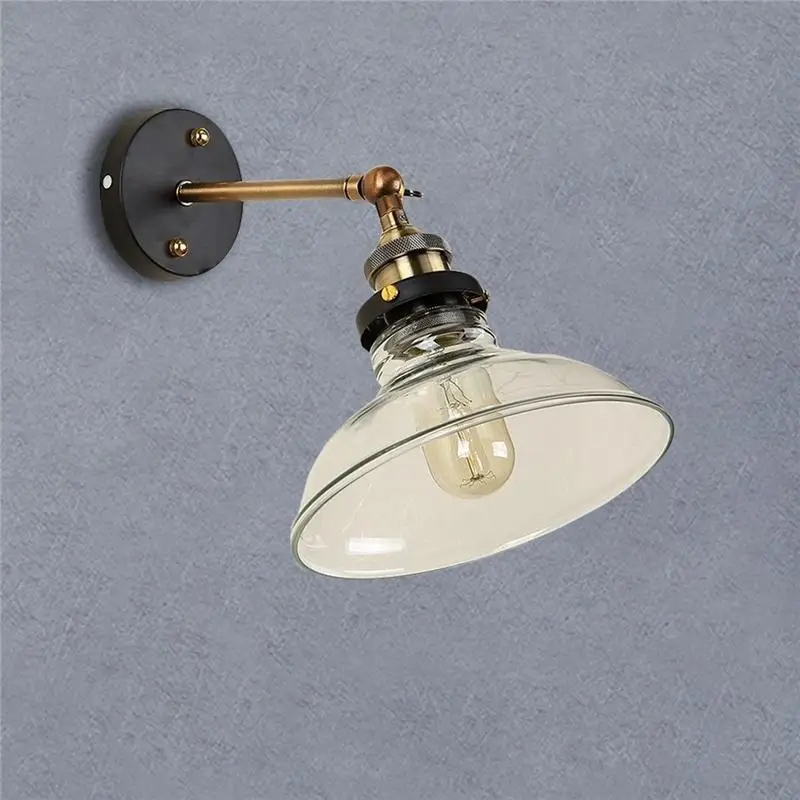 

Lampshade wall sconce industrial retro light wall lamp
