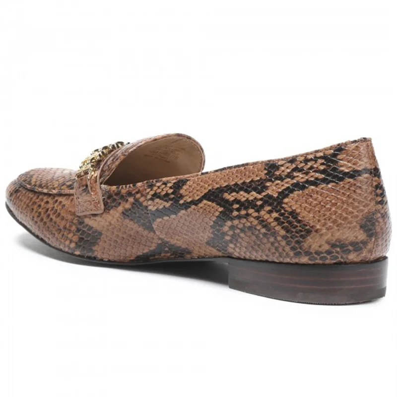 brown_round_toe_python_chunky_heels_loafers_for_women_with_chains_4_