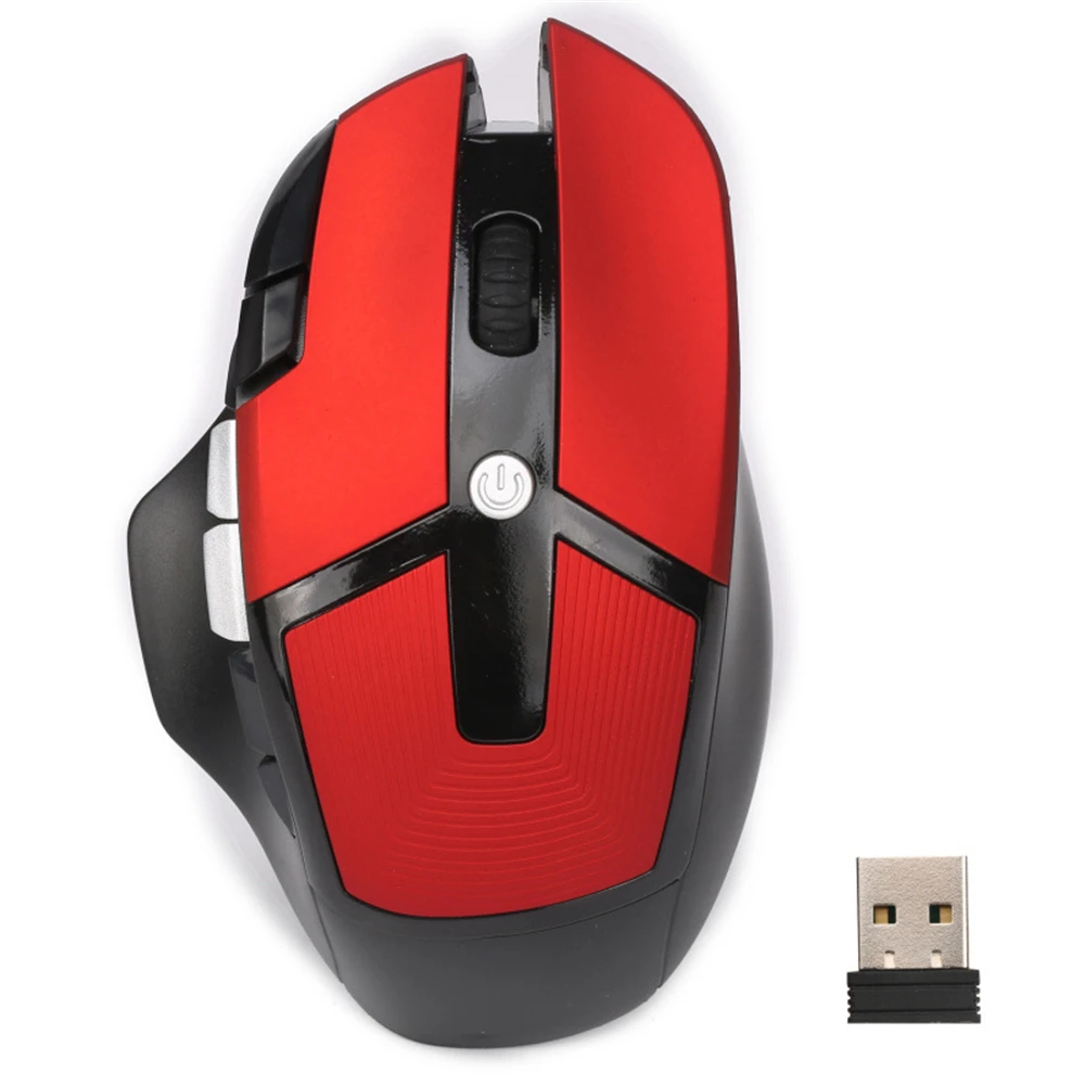 Wireless Gaming Mouse Computer Accessories With Optical 2.4G USB 2400 DPI 8 buttons