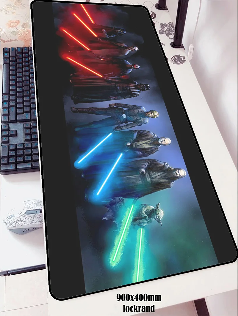 Buy Star Wars mouse pad 900x400mm pad to mouse locked