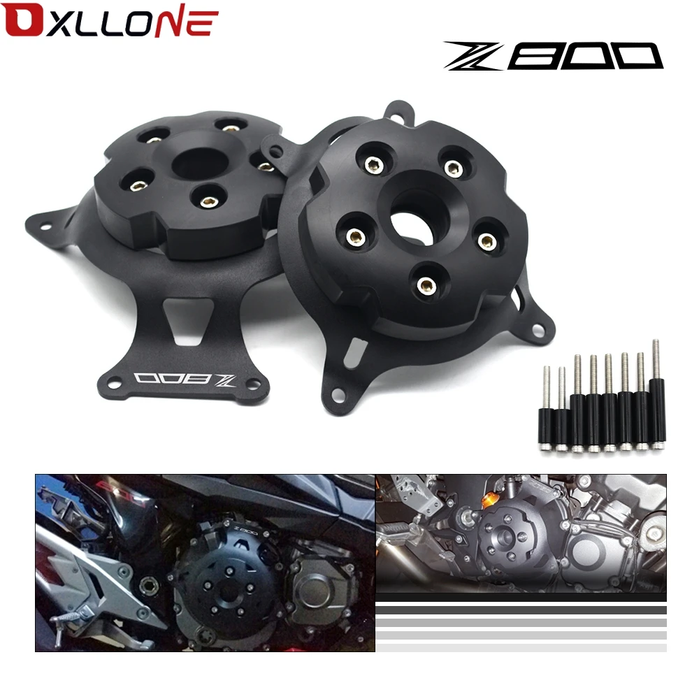 

Motorcycle Engine Stator Cover Engine Guard Protection Side Shield Protector For Kawasaki Z750 Z800 2013 - 2017 Z 750 800 13-17