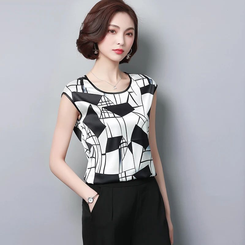 женские большие размеры 5XL Blusa Feminina 2019 летние топы и блузки с цветочным принтом