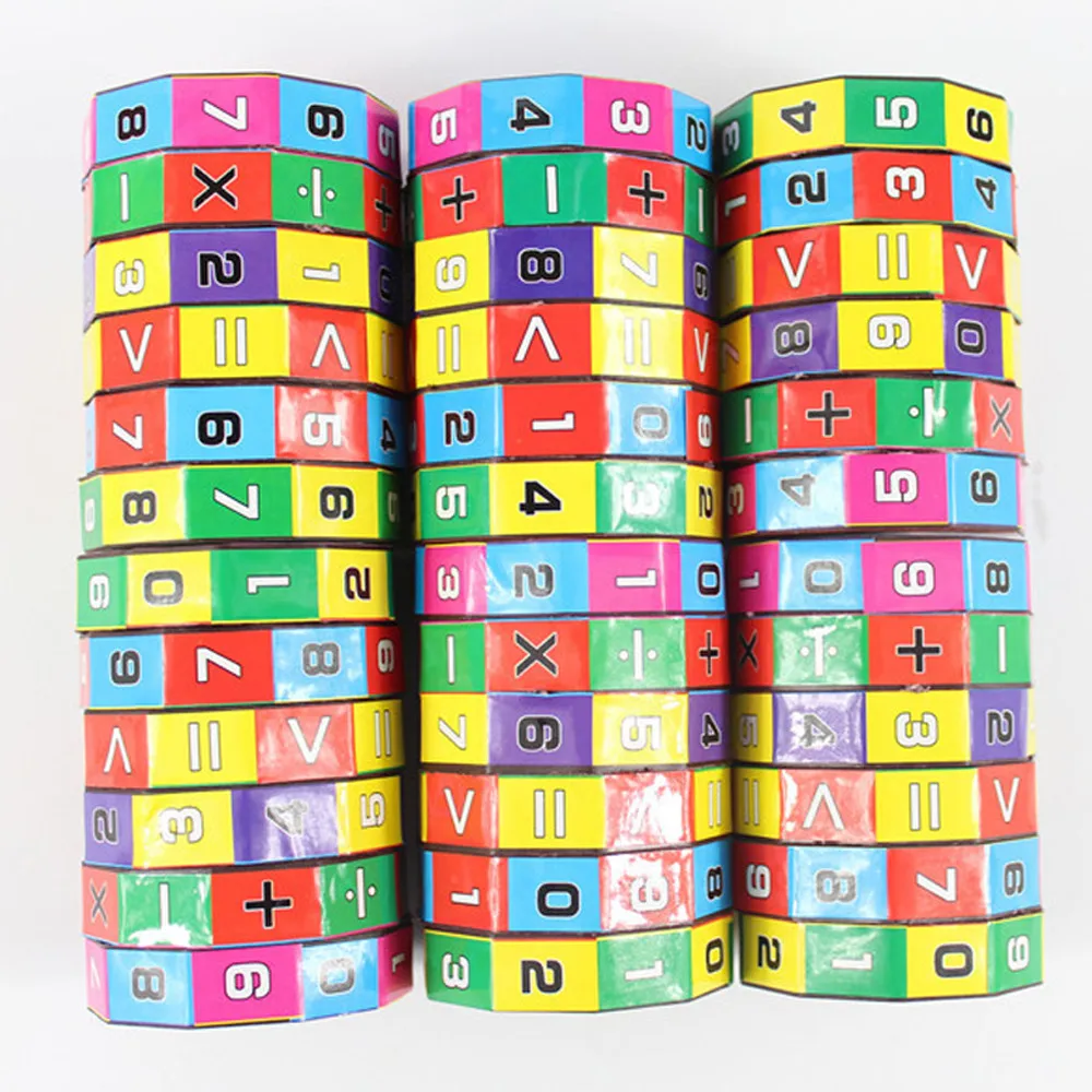 Новые Волшебные кубики Развивающие игрушки для Для детей Математика цифр, волшебный куб, игрушка, игра-головоломка Подарочная головоломка кубик-10