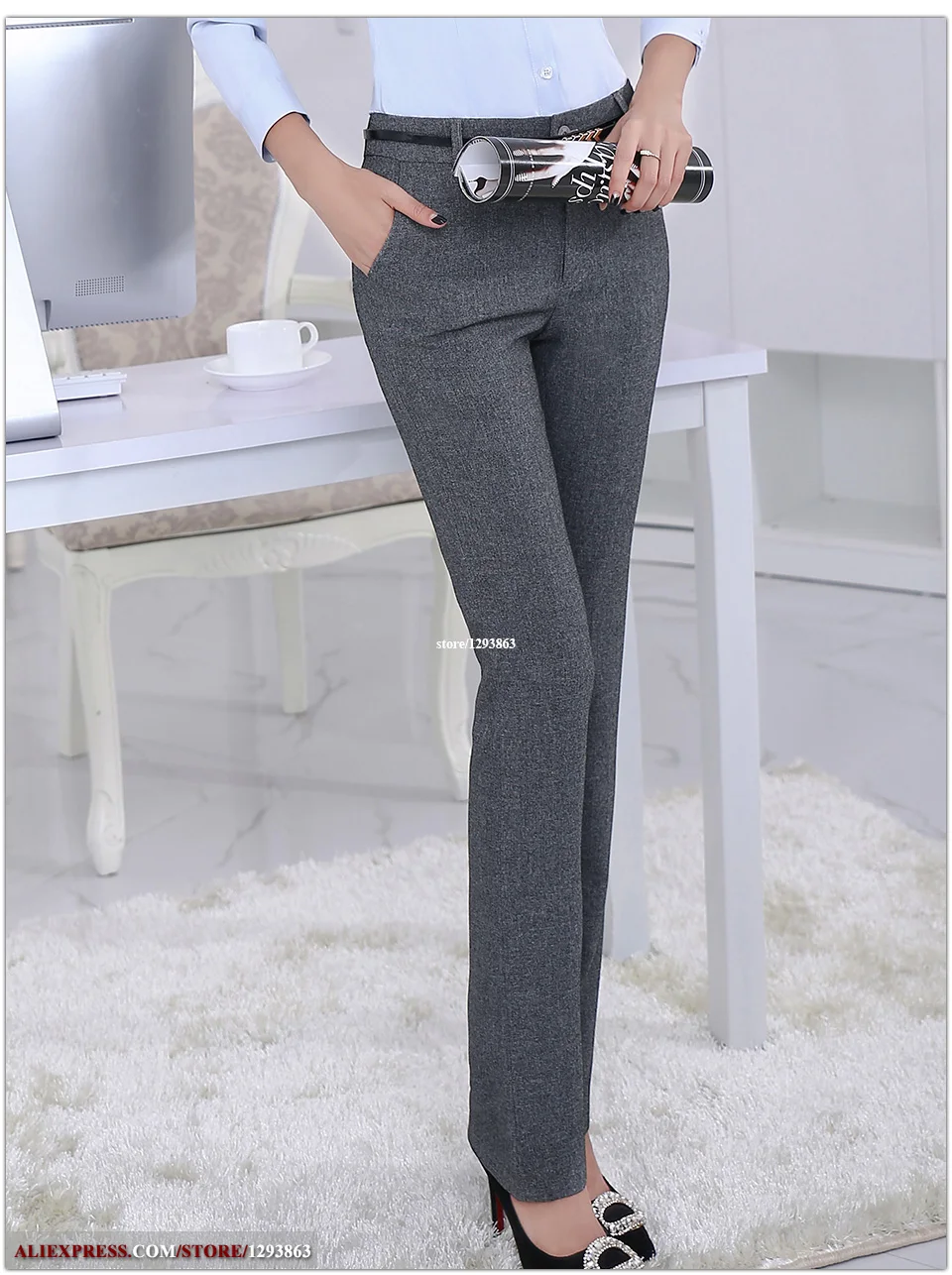 formal pants without belt