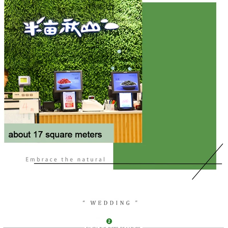 Xuanxiaotong 60*40 см Зеленые искусственные лужайки коврик с пейзажем для дома сад задний план стены украшения вечерние Свадебные Поставки